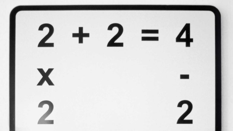 2 + 2 = 4